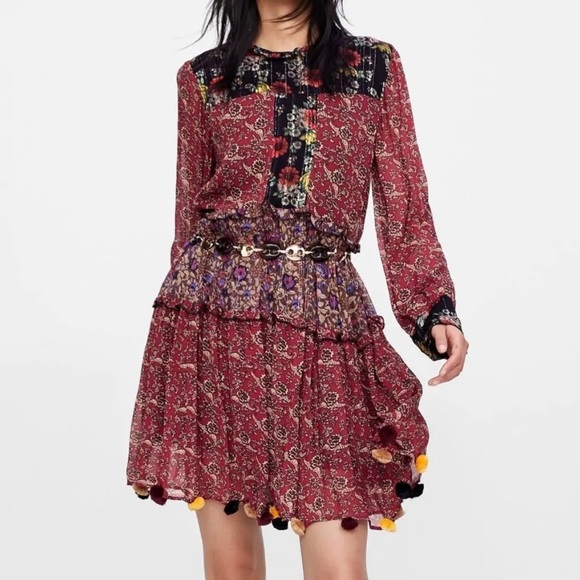 Zara Dresses & Skirts - New Zara Woman Peasant Style Dress